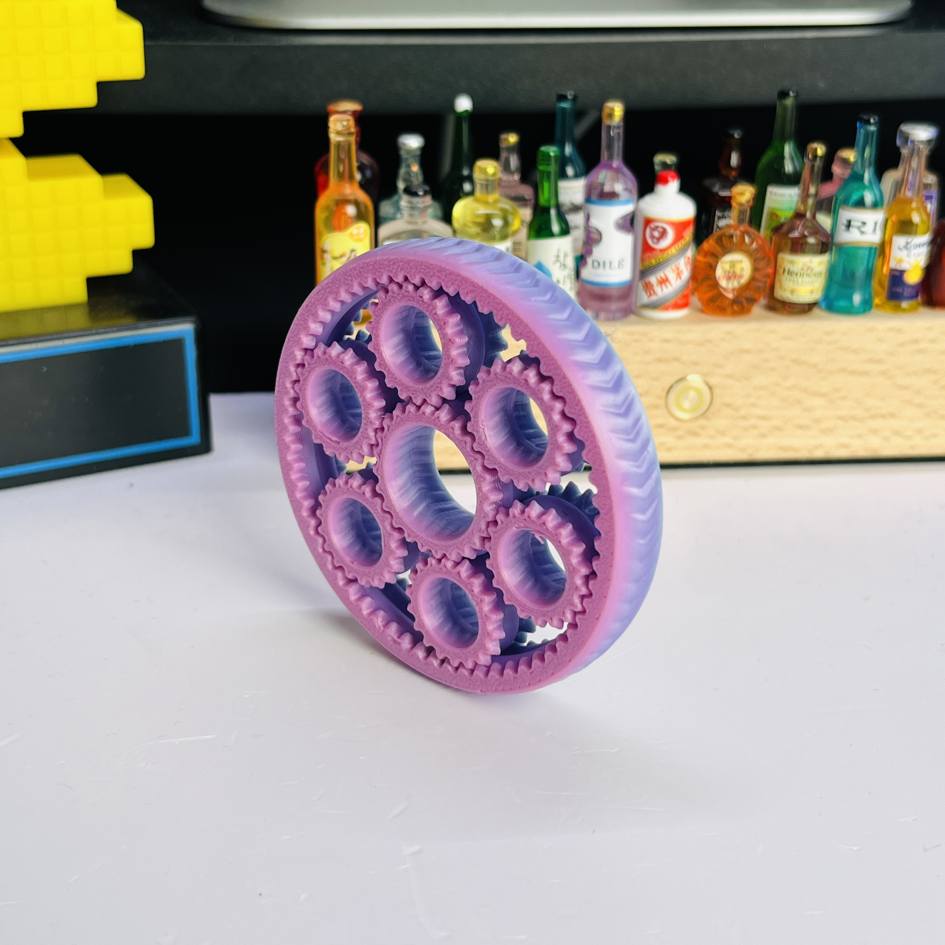 3D Printed Six-Gear Finger Spi - 3D Printing Gears บทวิจารณ์และราคา