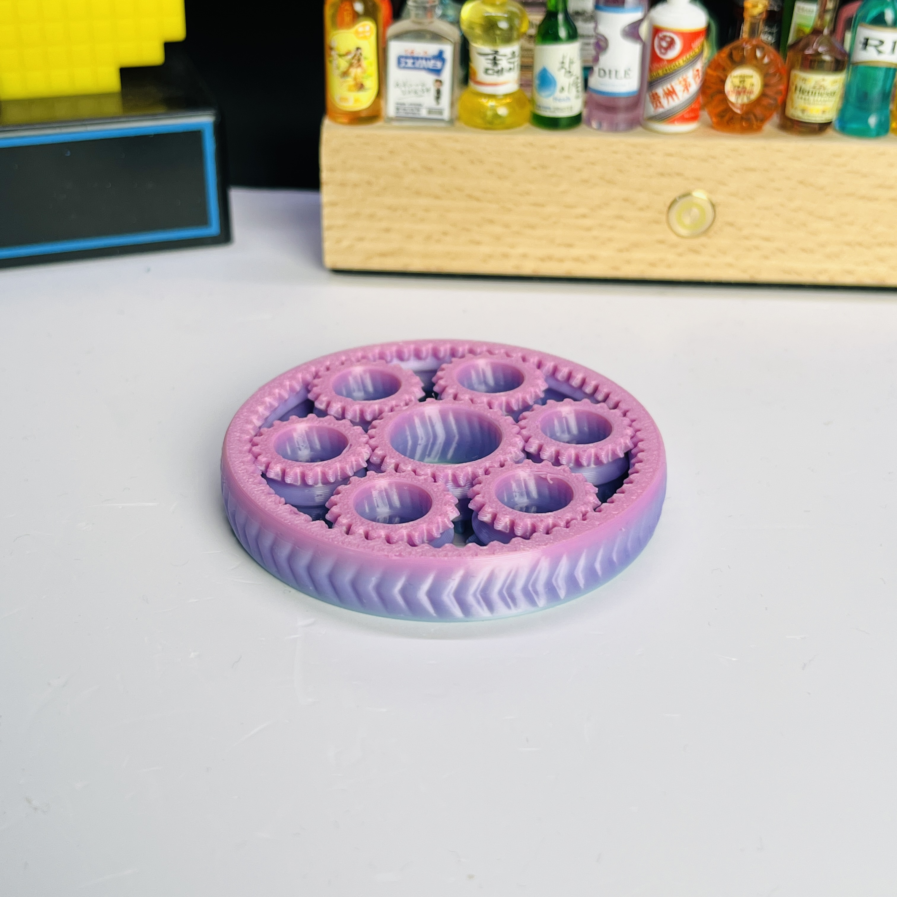 3D Printed Six-Gear Finger Spi - 3D Printing Gears บทวิจารณ์และราคา