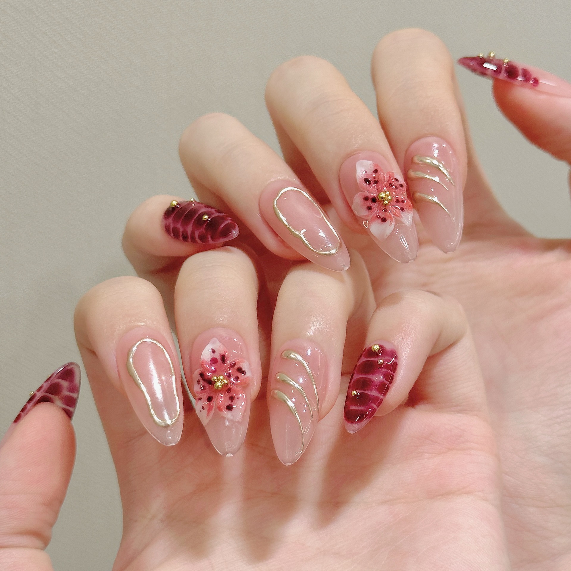10pcs Crocodile Print French S - 3D Printing Nails บทวิจารณ์และราคา