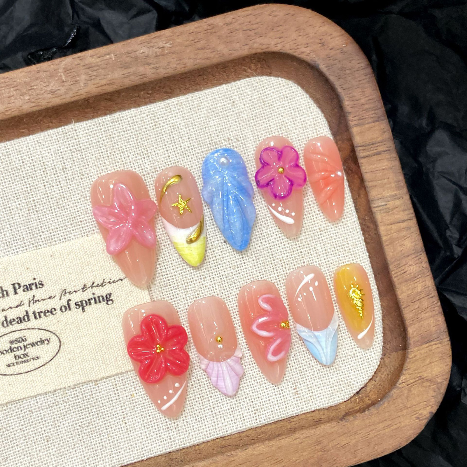 Color Dopamine Handmade Press  - 3D Printing Nails บทวิจารณ์และราคา