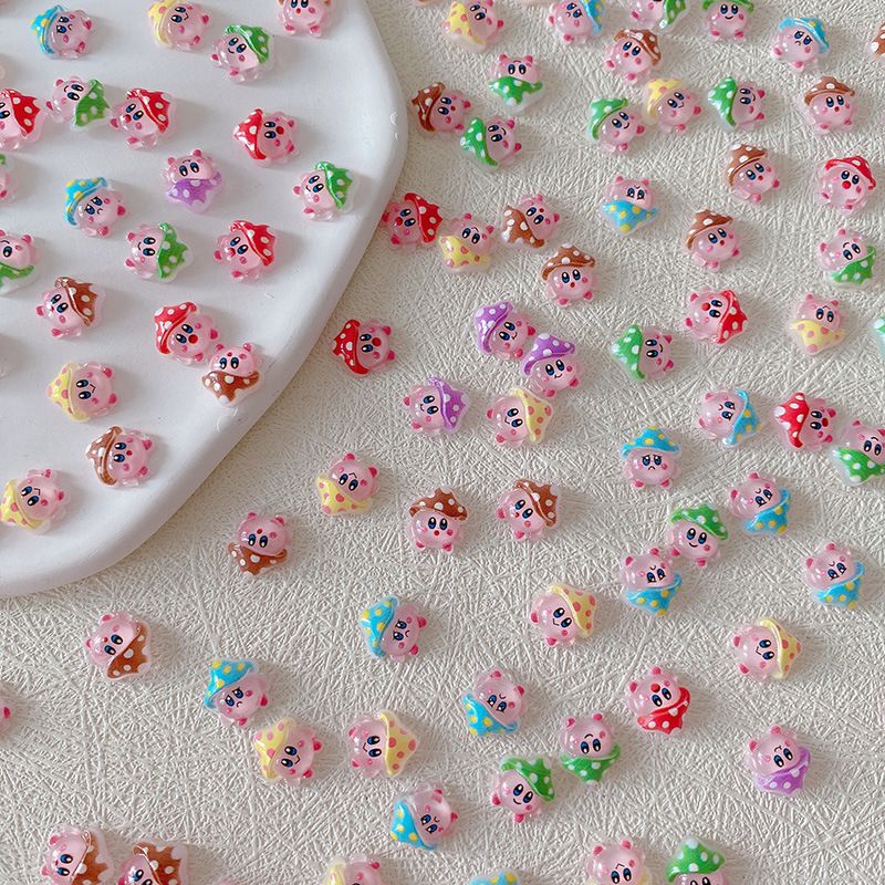 2/10/20pcs Kirby Nail Charms 3 - 3D Printing Nails บทวิจารณ์และราคา