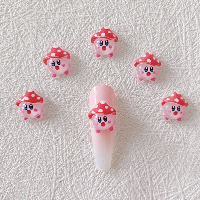 2/10/20pcs Kirby Nail Charms 3 - 3D Printing Nails บทวิจารณ์และราคา