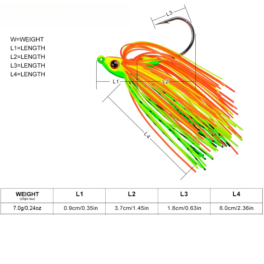 1pcs Beard Lure, Fringe and Gl - 3D Printing Lure บทวิจารณ์และราคา