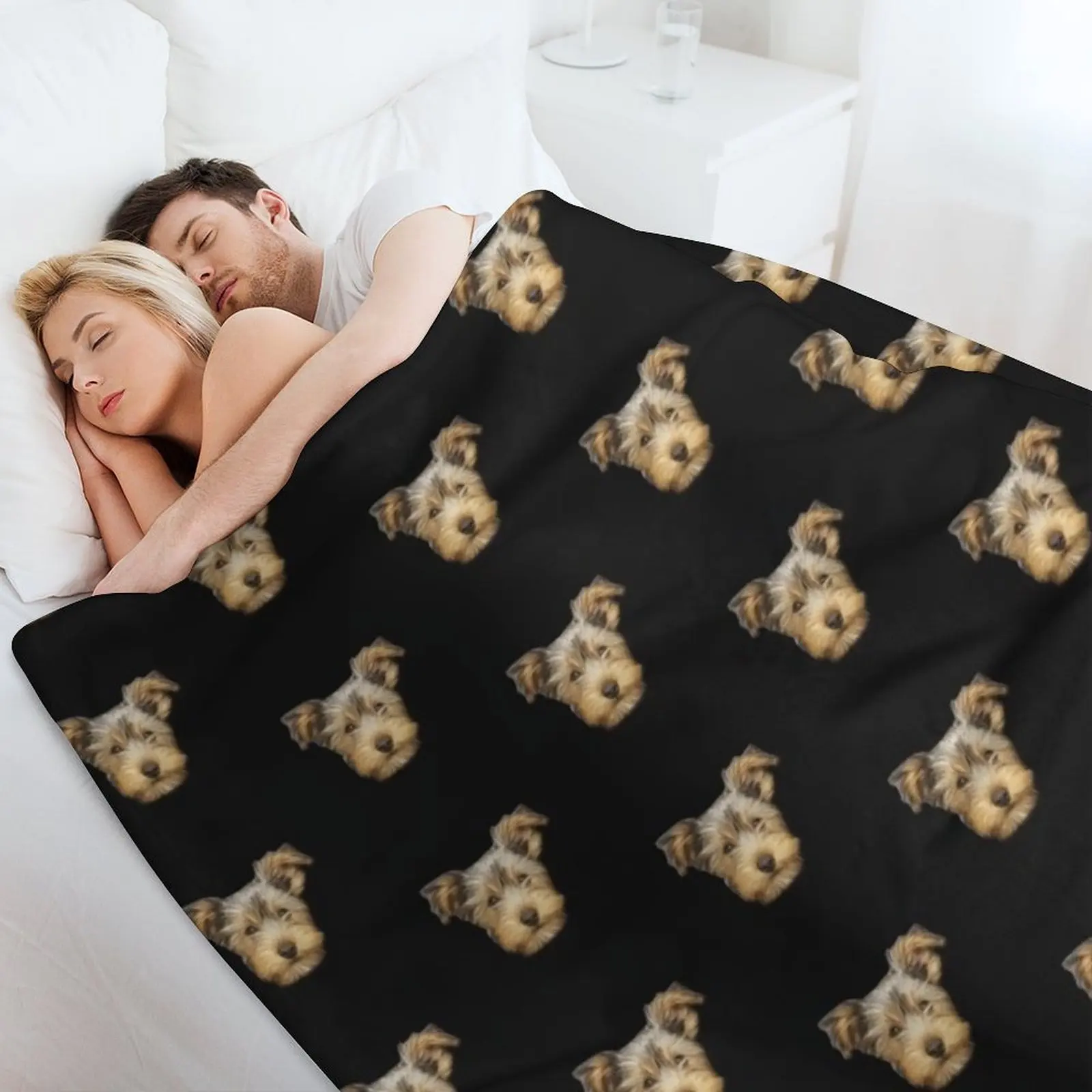 yorkshire terrier Throw Blanke - 3D Printing Yorkshire บทวิจารณ์และราคา