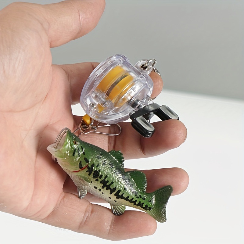 3D Sea Bass Keychain, lure Fis - 3D Printing Lure บทวิจารณ์และราคา