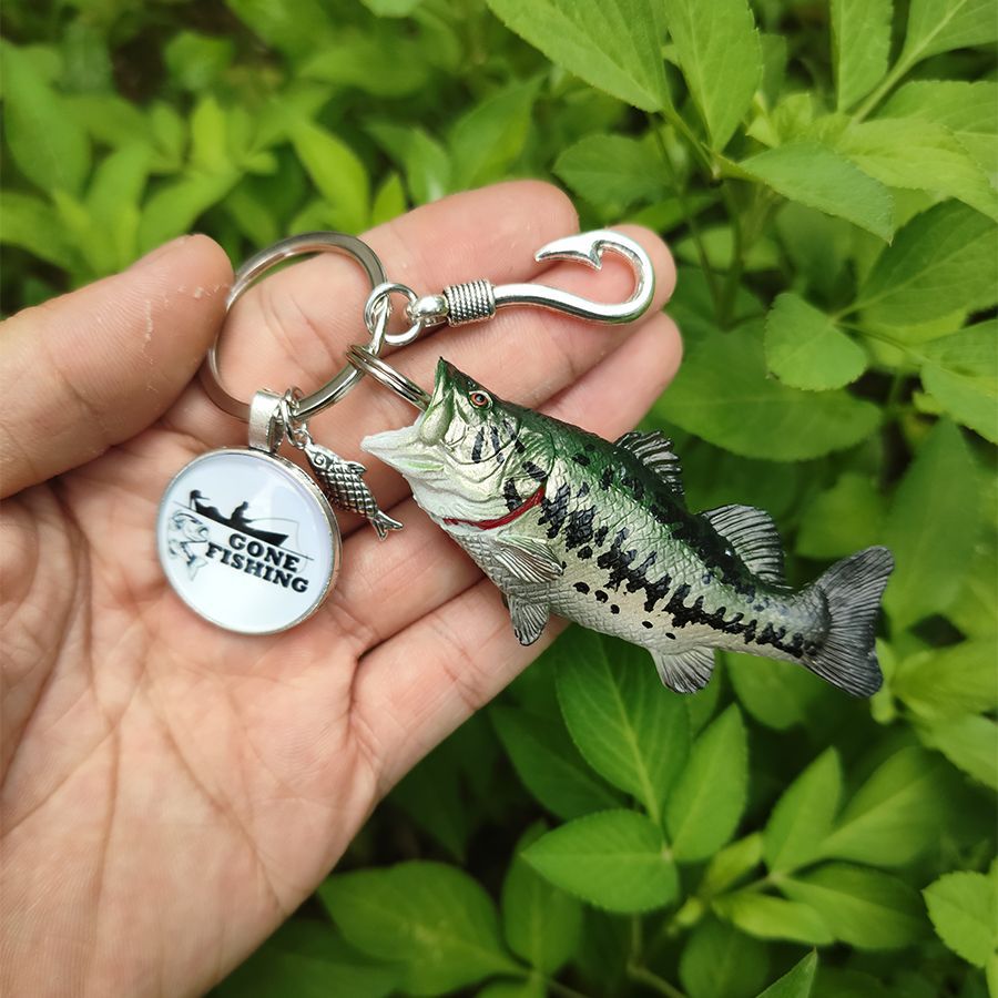 3D Sea Bass Keychain, lure Fis - 3D Printing Lure บทวิจารณ์และราคา