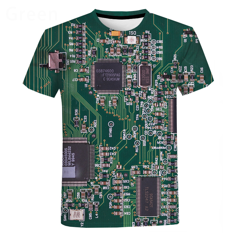 Electronic Chip Hip Hop T Shir - 3D Printing Nerd บทวิจารณ์และราคา