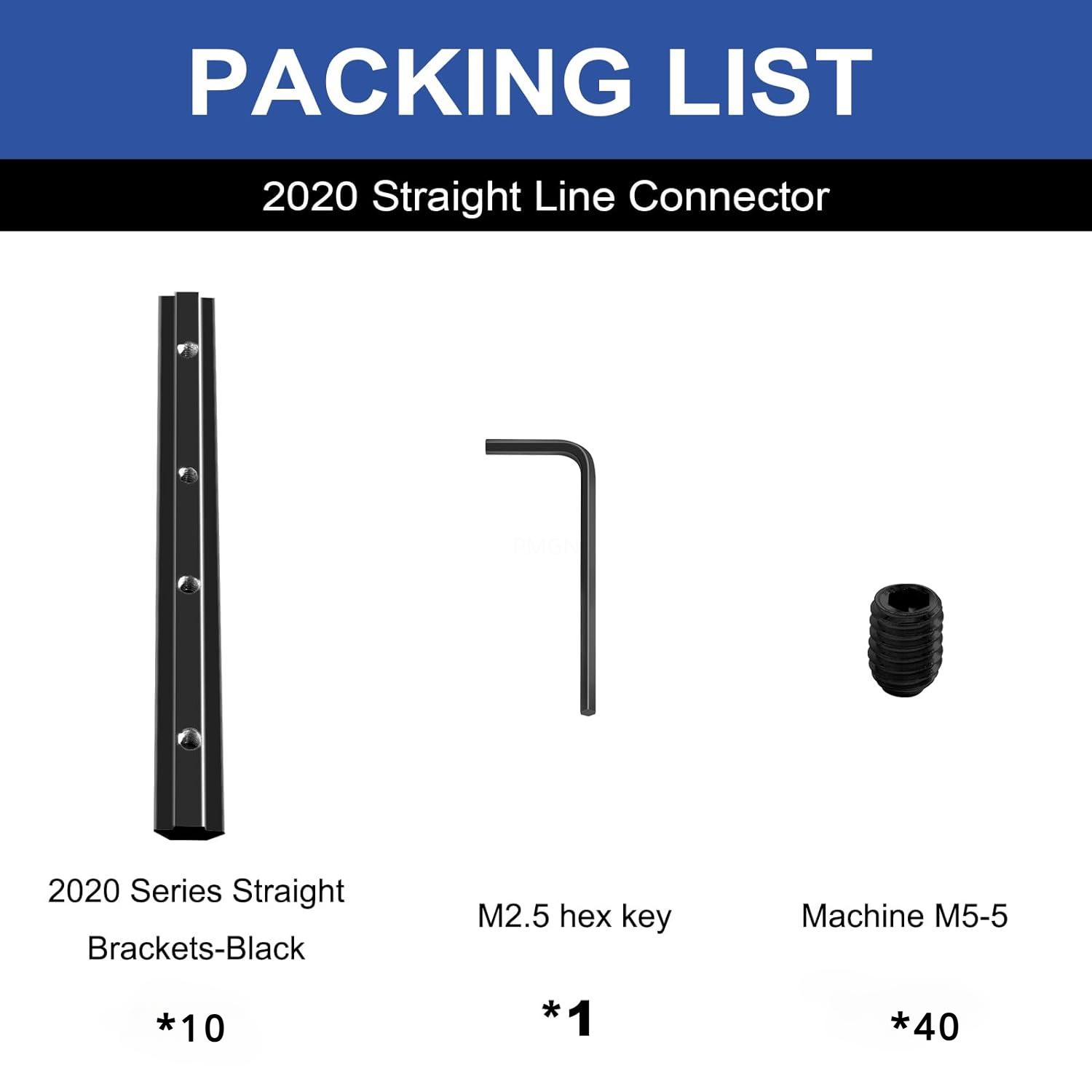10pcs 2020 Staight Connector C - V Slot Aluminum Extrusion บทวิจารณ์และราคา