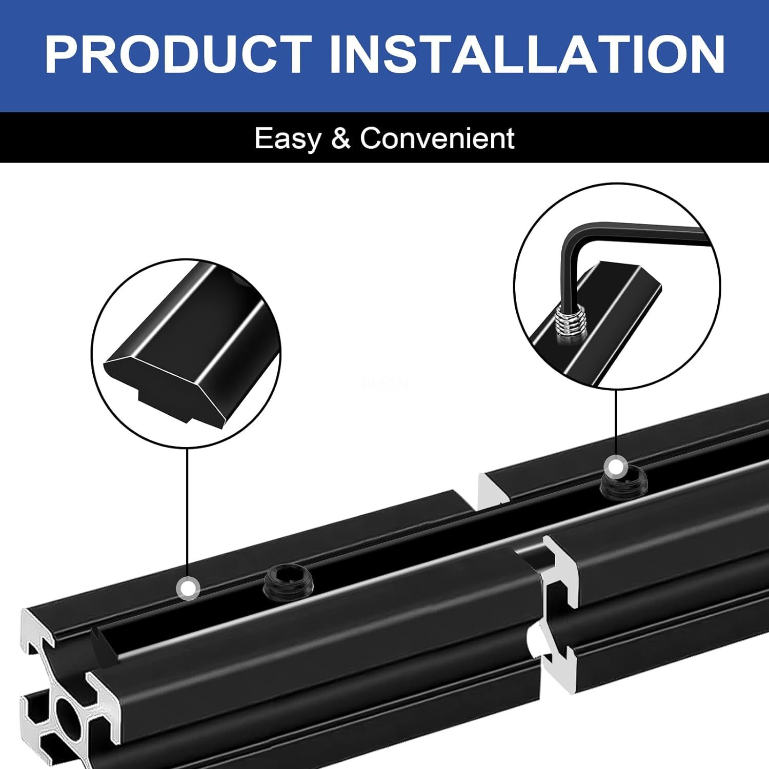 10pcs 2020 Staight Connector C - V Slot Aluminum Extrusion บทวิจารณ์และราคา