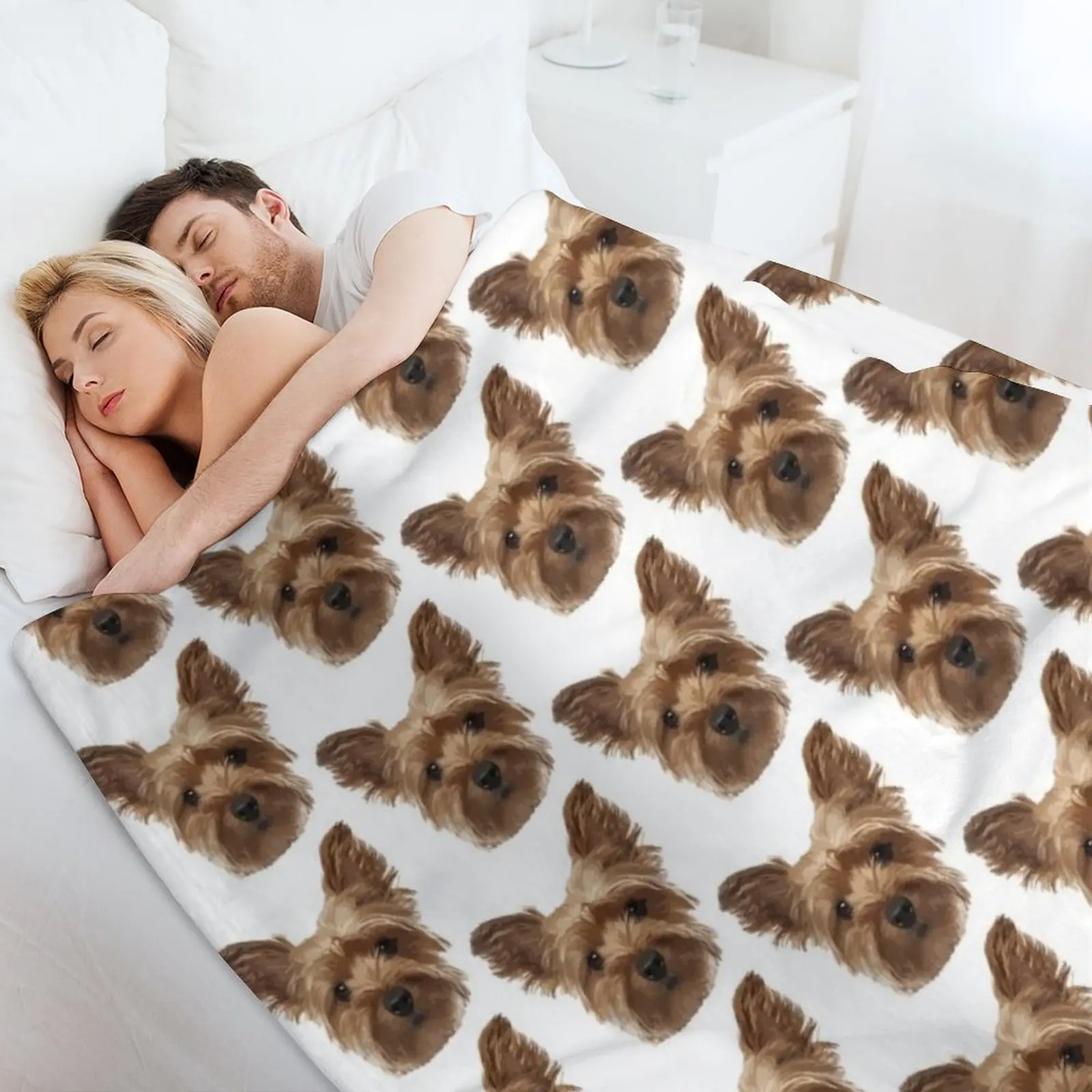Yorkshire Terrier Throw Blanke - 3D Printing Yorkshire บทวิจารณ์และราคา