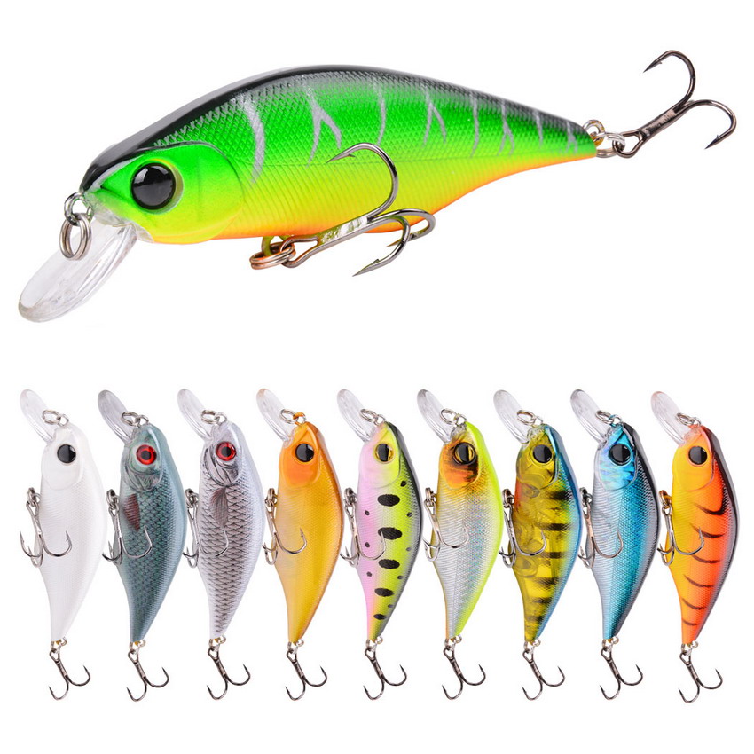 1pcs High Quality Minnow Fishi - 3D Printing Lure บทวิจารณ์และราคา