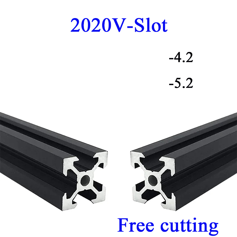 2PCS 2020 V-slot Aluminum Prof - V Slot Aluminum Extrusion บทวิจารณ์และราคา