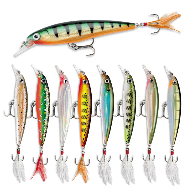 Floating Minnow Fishing Lures  - 3D Printing Lure บทวิจารณ์และราคา