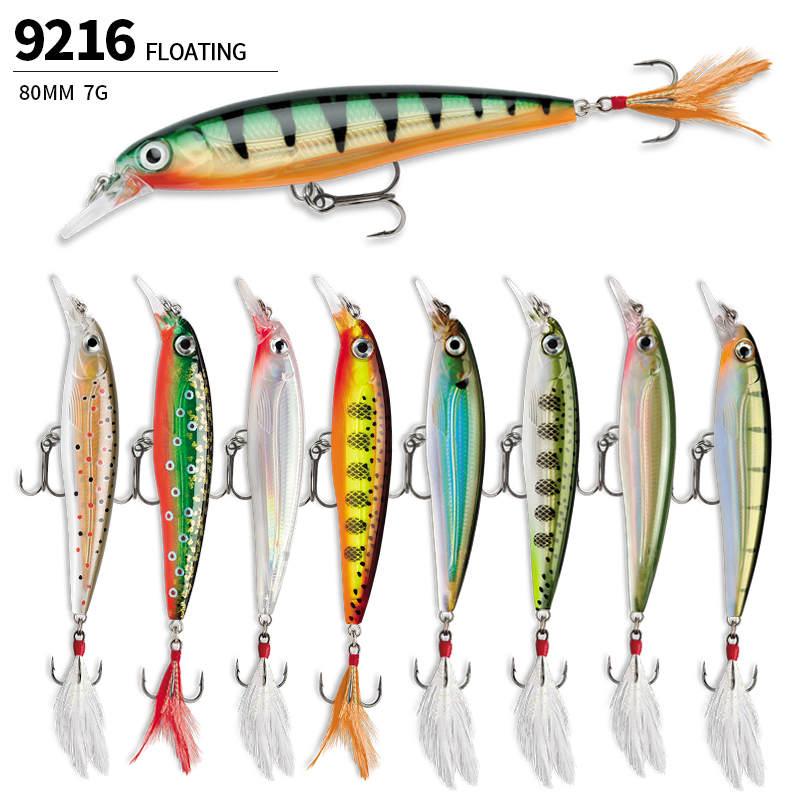 Floating Minnow Fishing Lures  - 3D Printing Lure บทวิจารณ์และราคา