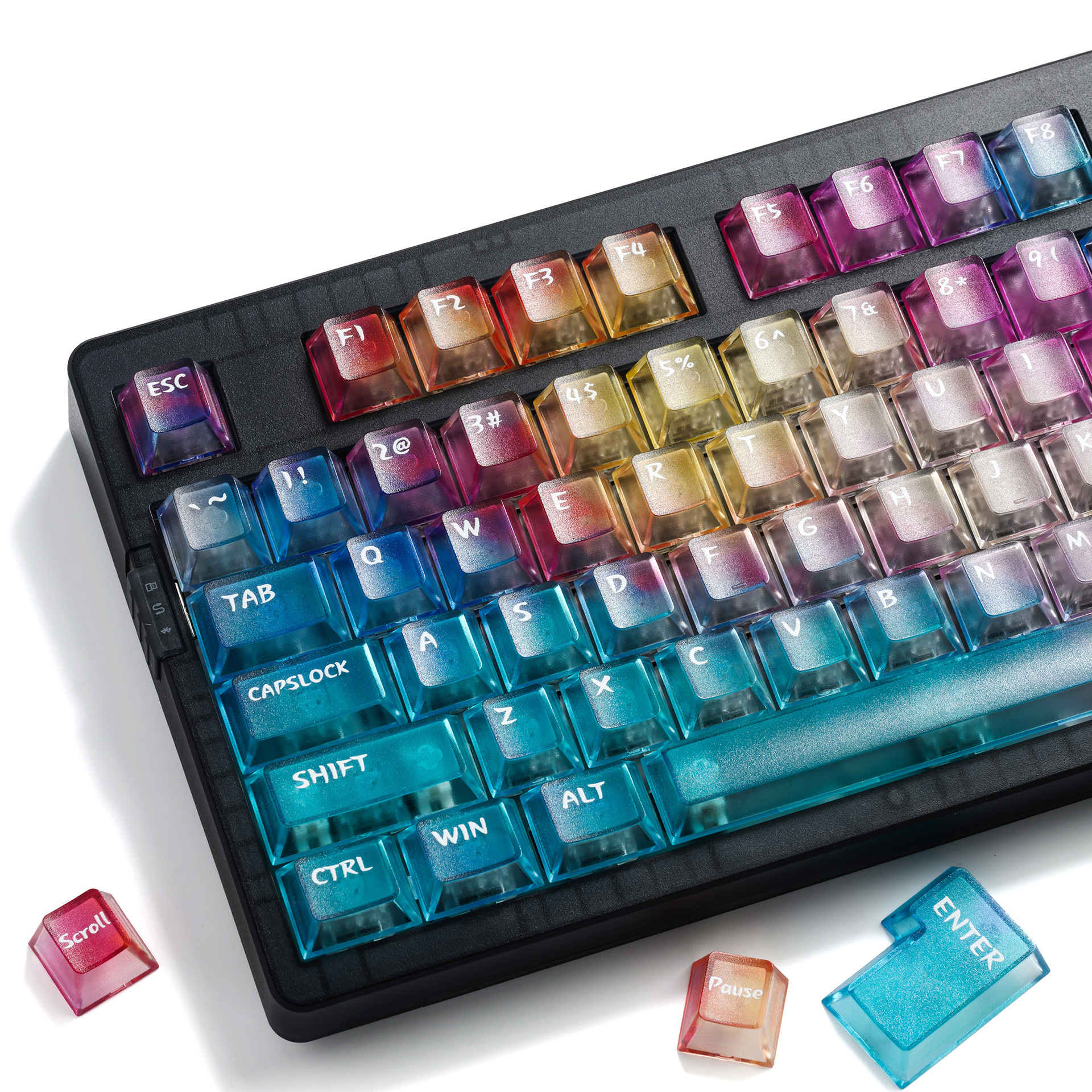 Colorful Gradient Keycaps Afte - 3D Printing Keyboard Keys บทวิจารณ์และราคา