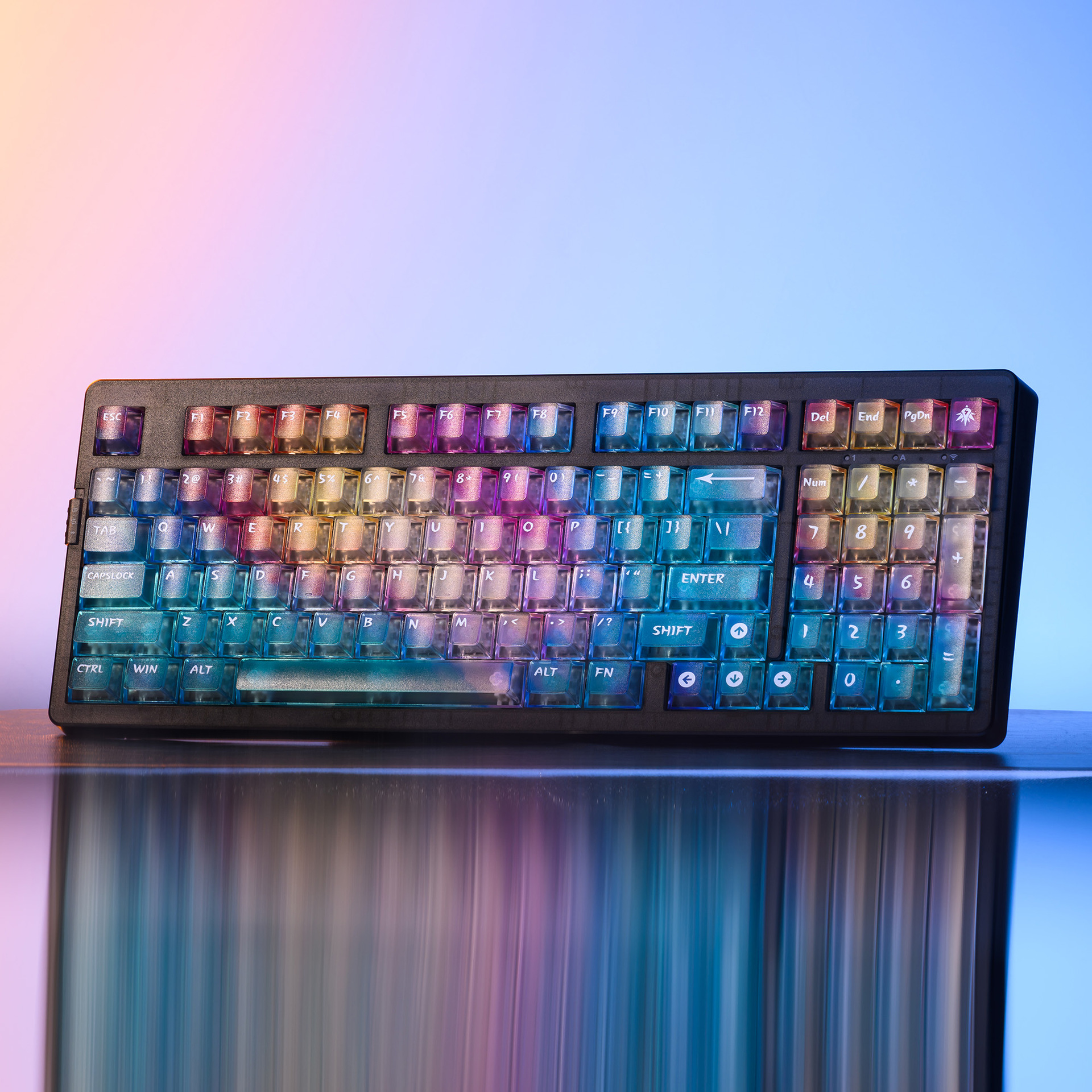 Colorful Gradient Keycaps Afte - 3D Printing Keyboard Keys บทวิจารณ์และราคา