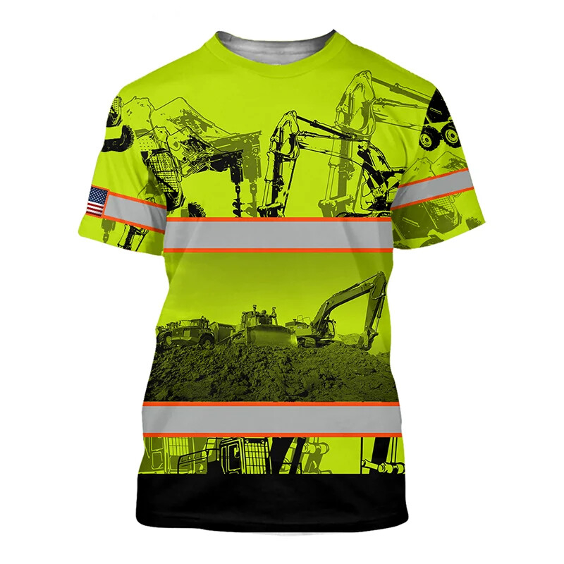 Excavator 3D Print T-shirt For - 3D Printing Nerd บทวิจารณ์และราคา
