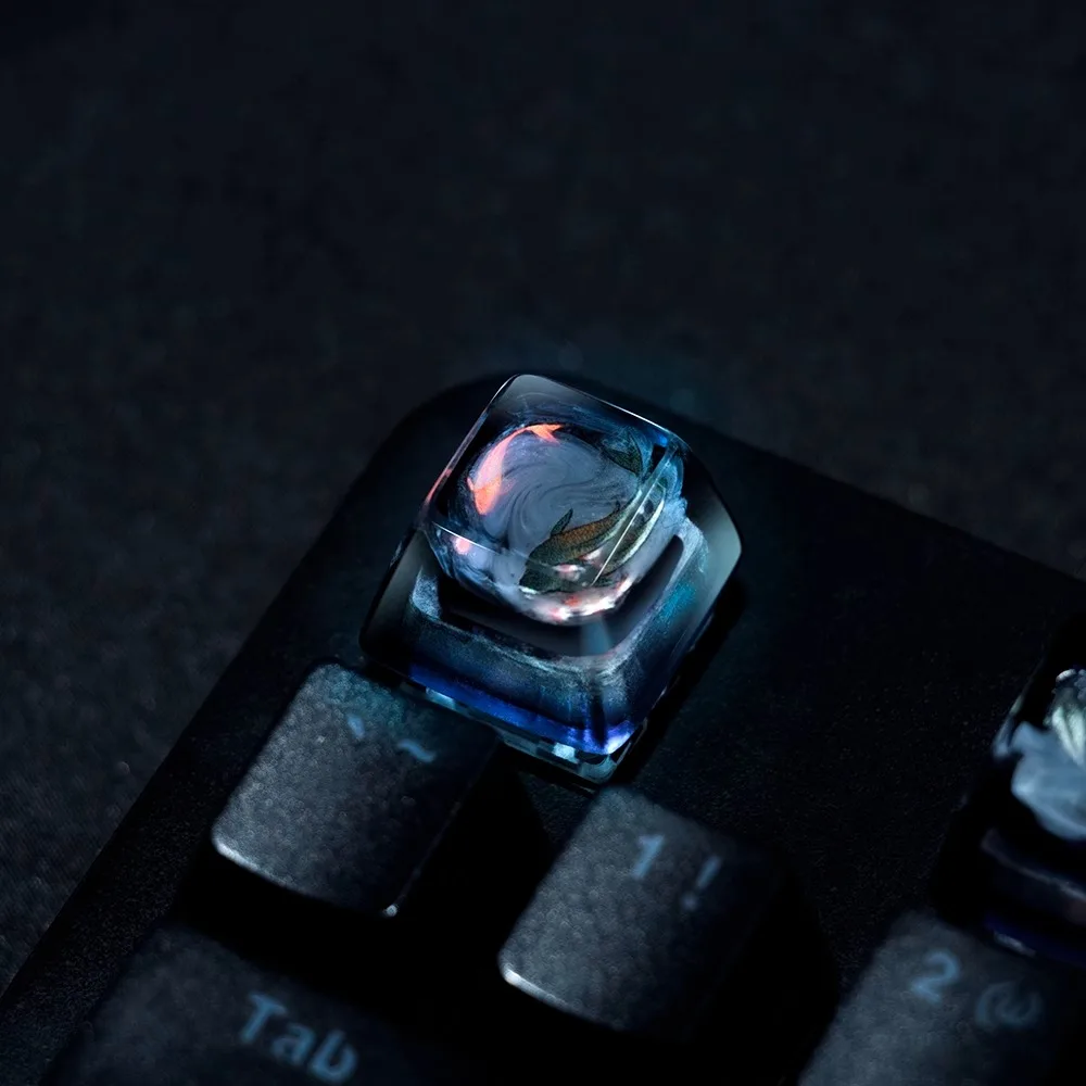 Original Chinese Style Koi Fis - 3D Printing Keyboard Keys บทวิจารณ์และราคา