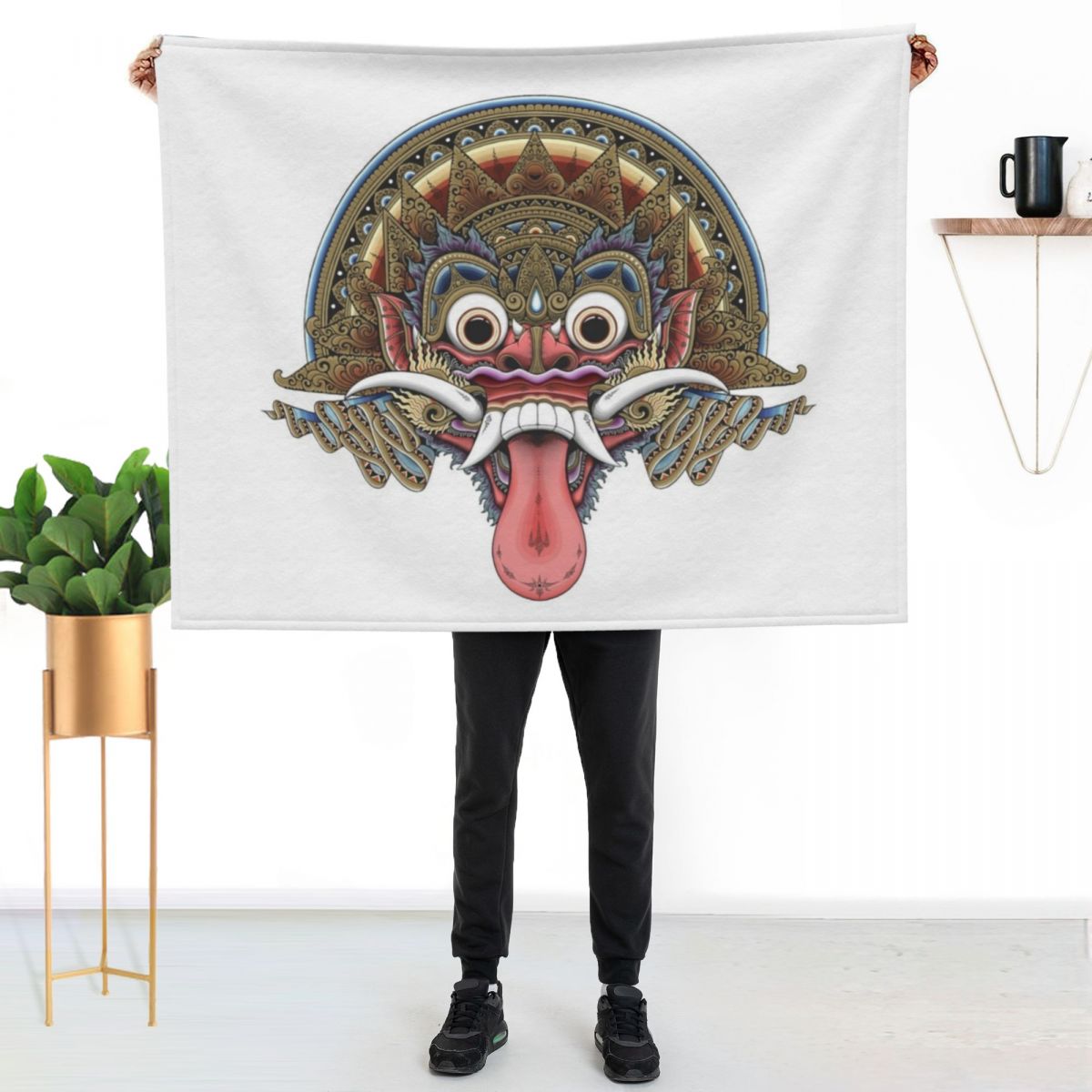 Bali Boma Throw Blanket Soft W - 3D Printing Bali บทวิจารณ์และราคา