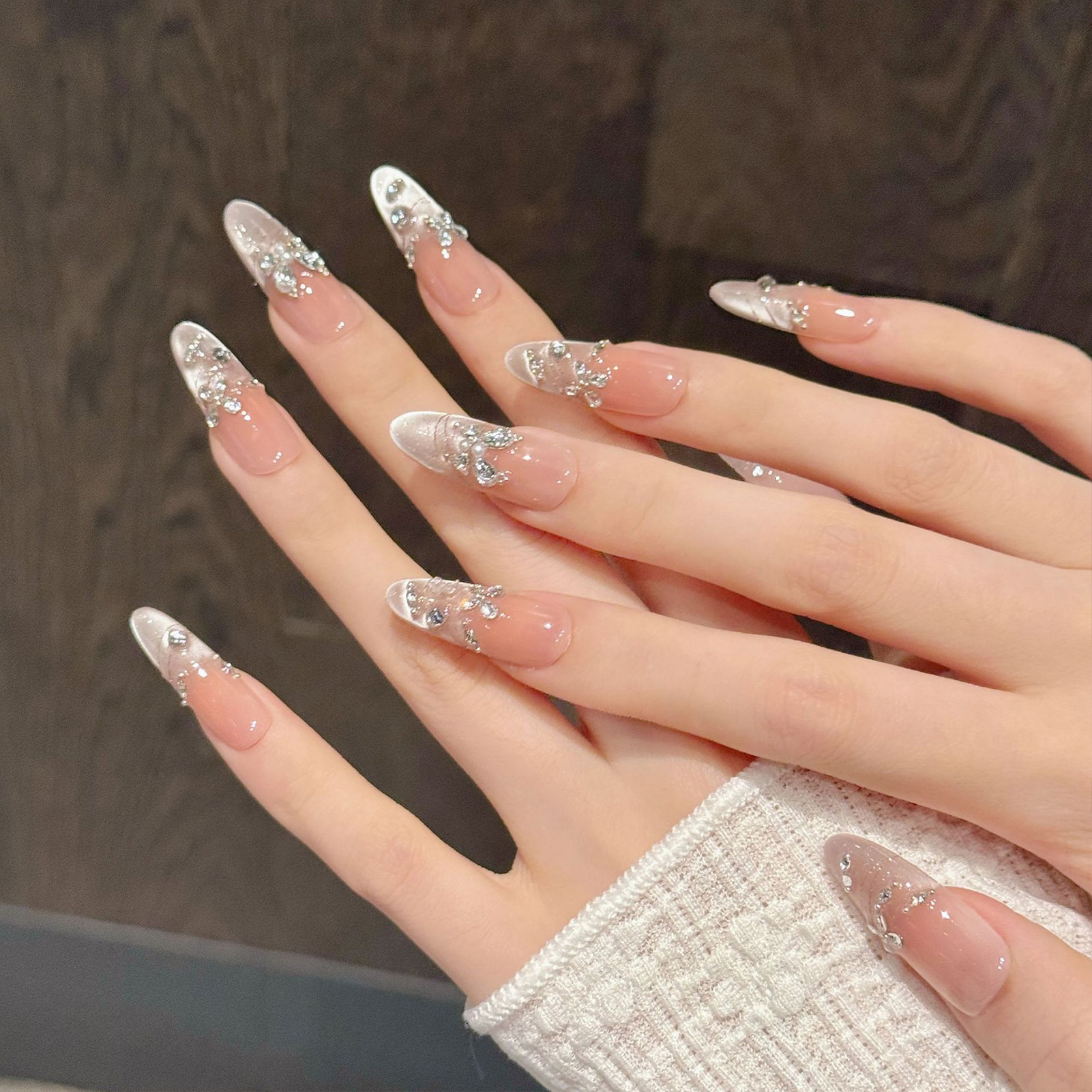 10pcs Handmade Press On Nails  - 3D Printing Nails บทวิจารณ์และราคา