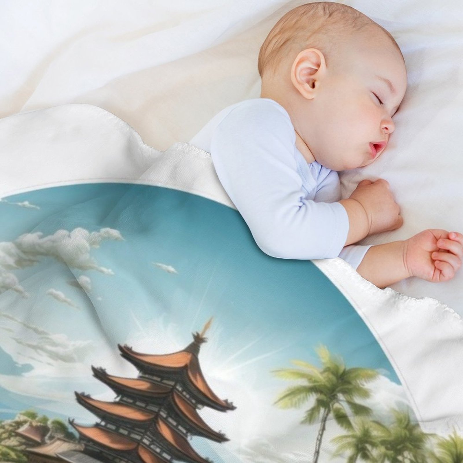 Bali Indonesia Throw Blanket A - 3D Printing Bali บทวิจารณ์และราคา