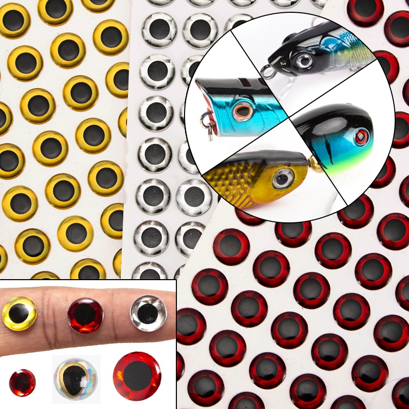 100-500PCS Fishing Lure Eyes H - 3D Printing Lure บทวิจารณ์และราคา