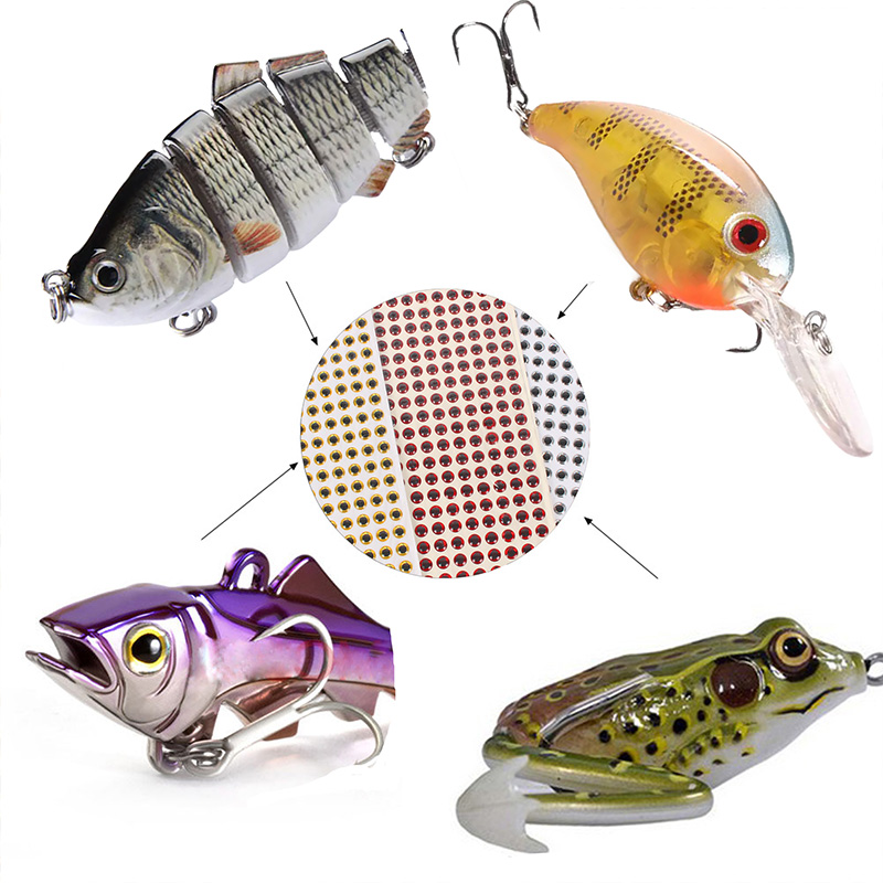 100-500PCS Fishing Lure Eyes H - 3D Printing Lure บทวิจารณ์และราคา