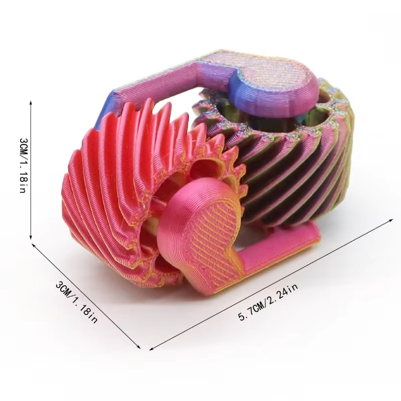 1PCS 3D Printed Fidget Spinner - 3D Printing Fidget Toys บทวิจารณ์และราคา